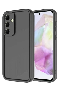 Samsung Galaxy A36 Kılıf Viera Silikon - Gri