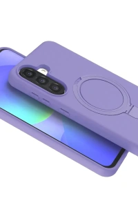 Samsung Galaxy A36 Regal Magsafe Standlı Kapak - Lila