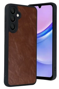 Samsung Galaxy A37 5G Aras Deri Kapak - Taba