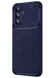 Samsung Galaxy A37 5G Auto Focus Karbon Kapak - Lacivert
