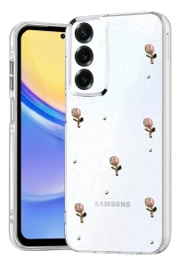 Samsung Galaxy A37 5G Fiyonk Desenli Kapak - Desen 6