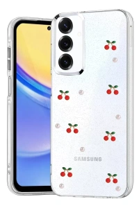 Samsung Galaxy A37 5G Fiyonk Desenli Kapak - Desen 9