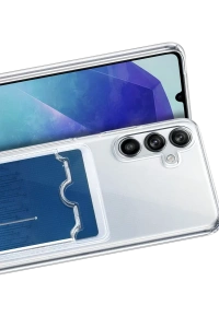Samsung Galaxy A37 5G Kart Şeffaf Silikon - Şeffaf