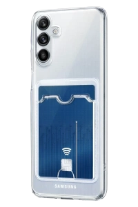 Samsung Galaxy A37 5G Kart Şeffaf Silikon - Şeffaf