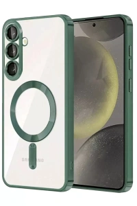 Samsung Galaxy A37 5G Kross Magneticsafe Kapak - Koyu Yeşil