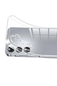 Samsung Galaxy A37 5G Lüx Şeffaf Silikon - Şeffaf