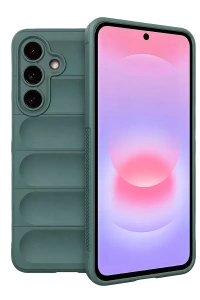 Samsung Galaxy A37 5G Optimum Silikon - Koyu Yeşil