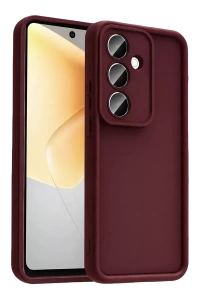 Samsung Galaxy A37 5G Viera Silikon - Bordo