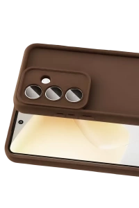 Samsung Galaxy A37 5G Viera Silikon - Kahverengi