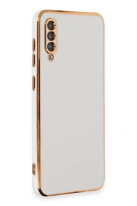 Samsung Galaxy A50 Kılıf Volet Silikon - Beyaz