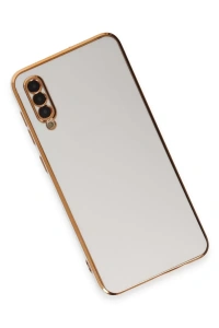 Samsung Galaxy A50 Kılıf Volet Silikon - Beyaz