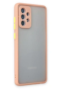 Samsung Galaxy A52 Kılıf Montreal Silikon Kapak - Pembe