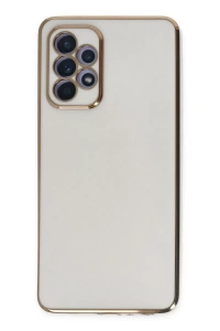 Samsung Galaxy A52 Kılıf Volet Silikon - Beyaz