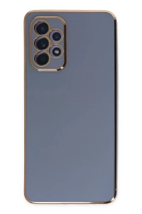 Samsung Galaxy A52 Kılıf Volet Silikon - Mavi