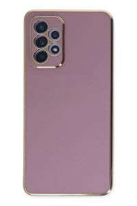 Samsung Galaxy A52 Kılıf Volet Silikon - Mor