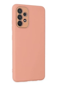 Samsung Galaxy A53 5G Kılıf Lansman Glass Kapak - Pembe