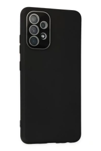 Samsung Galaxy A53 5G Kılıf Lansman Glass Kapak - Siyah