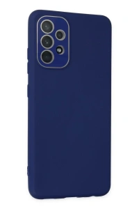 Samsung Galaxy A53 5G Kılıf Lansman Glass Kapak - Sky Blue