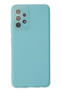 Samsung Galaxy A53 5G Kılıf Lansman Glass Kapak - Turkuaz