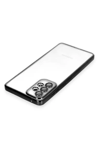 Samsung Galaxy A53 5G Kılıf Lensli Silikon - Siyah