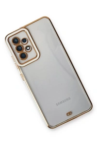 Samsung Galaxy A53 5G Kılıf Liva Lens Silikon - Beyaz