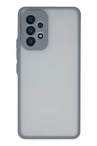 Samsung Galaxy A53 5G Kılıf Montreal Silikon Kapak - Gri