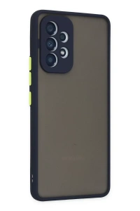 Samsung Galaxy A53 5G Kılıf Montreal Silikon Kapak - Lacivert
