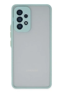 Samsung Galaxy A53 5G Kılıf Montreal Silikon Kapak - Turkuaz