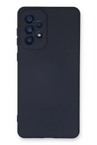 Samsung Galaxy A53 5G Kılıf Nano içi Kadife Silikon - Lacivert