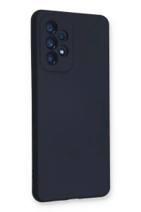 Samsung Galaxy A53 5G Kılıf Nano içi Kadife Silikon - Lacivert