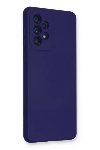 Samsung Galaxy A53 5G Kılıf Nano içi Kadife Silikon - Mor