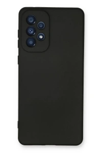 Samsung Galaxy A53 5G Kılıf Nano içi Kadife Silikon - Siyah