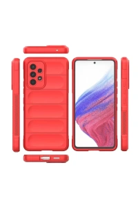 Samsung Galaxy A53 5G Kılıf Optimum Silikon - Kırmızı