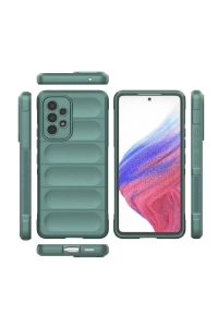 Samsung Galaxy A53 5G Kılıf Optimum Silikon - Koyu Yeşil