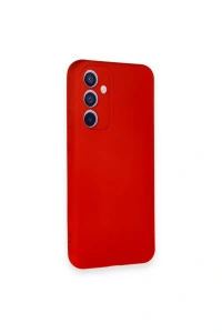Samsung Galaxy A54 5G Kılıf Nano içi Kadife Silikon - Kırmızı