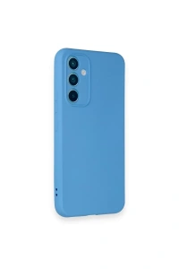 Samsung Galaxy A54 5G Kılıf Nano içi Kadife Silikon - Mavi