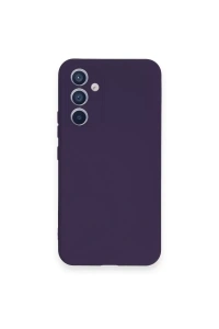 Samsung Galaxy A54 5G Kılıf Nano içi Kadife Silikon - Mor