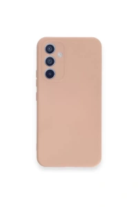 Samsung Galaxy A54 5G Kılıf Nano içi Kadife Silikon - Pudra