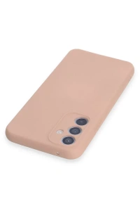 Samsung Galaxy A54 5G Kılıf Nano içi Kadife Silikon - Pudra