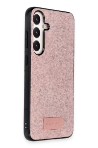 Samsung Galaxy A55 5G Bright Simli Kapak - Pembe