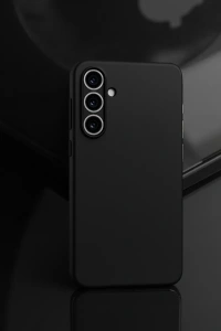 Samsung Galaxy A55 5G Kılıf First Silikon - Siyah