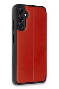 Samsung Galaxy A55 5G Kılıf Flip Cover - Kırmızı