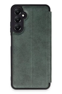 Samsung Galaxy A55 5G Kılıf Flip Cover - Koyu Yeşil