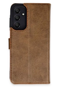 Samsung Galaxy A55 5G Kılıf Trend S Plus Kapaklı Kılıf - Taba