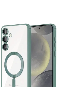 Samsung Galaxy A55 5G Kross Magneticsafe Kapak - Koyu Yeşil