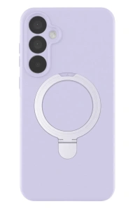 Samsung Galaxy A55 5G Regal Magsafe Standlı Kapak - Lila