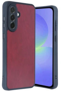 Samsung Galaxy A56 Kılıf Aras Deri Kapak - Bordo