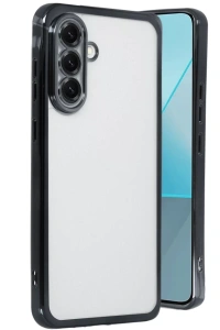 Samsung Galaxy A56 Kılıf Lensli Silikon - Siyah
