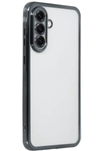 Samsung Galaxy A56 Kılıf Lensli Silikon - Siyah