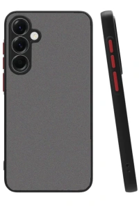 Samsung Galaxy A56 Kılıf Montreal Silikon Kapak - Siyah